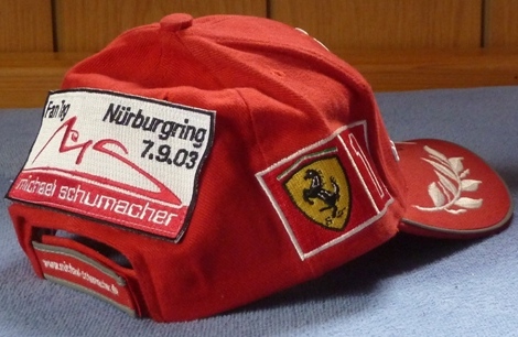 Ferrari cappellino Schumacher 2003 Deutsche Vermogensberatung » BOLA  Football Store